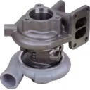 Unidade turbocharger industrial 6D34 vista frontal