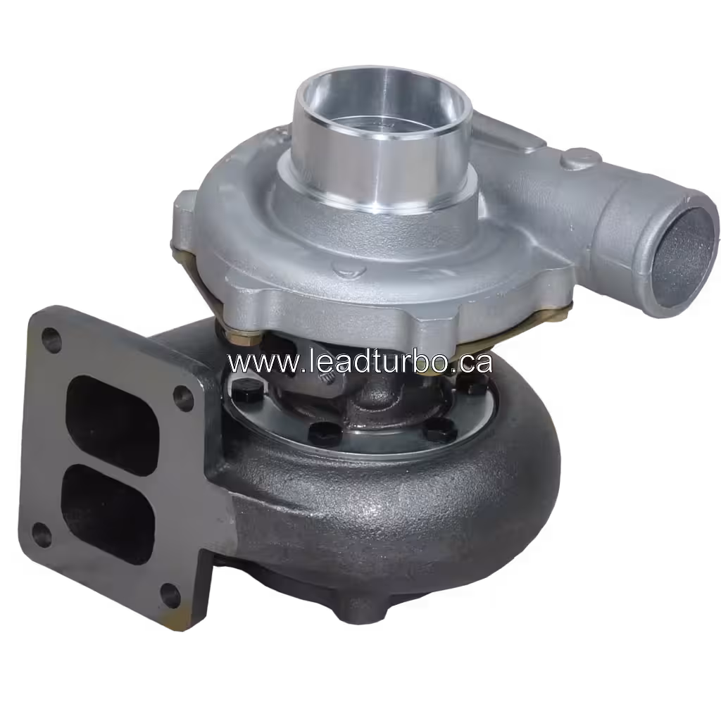 Vista lateral del turbo reemplazo 8N4774 referencia 465088-0003