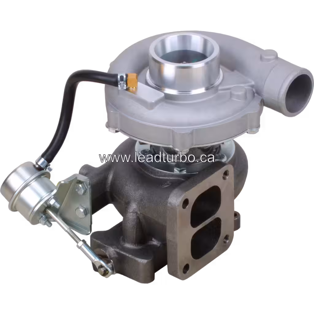 Vista lateral del turbocompresor Isuzu 6BD1T