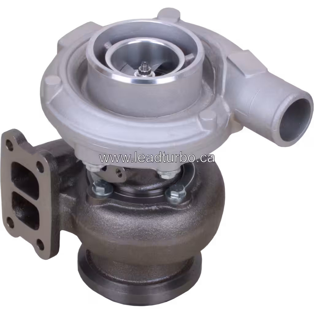 Turbocompresseur CAT 3116 S2ESL-113 vue de dessus avec roue compresseur visible