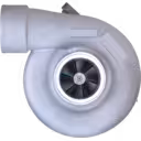 Vue avant du turbocompresseur 6505515032 KTR110G-F45C avec carter compresseur gris
