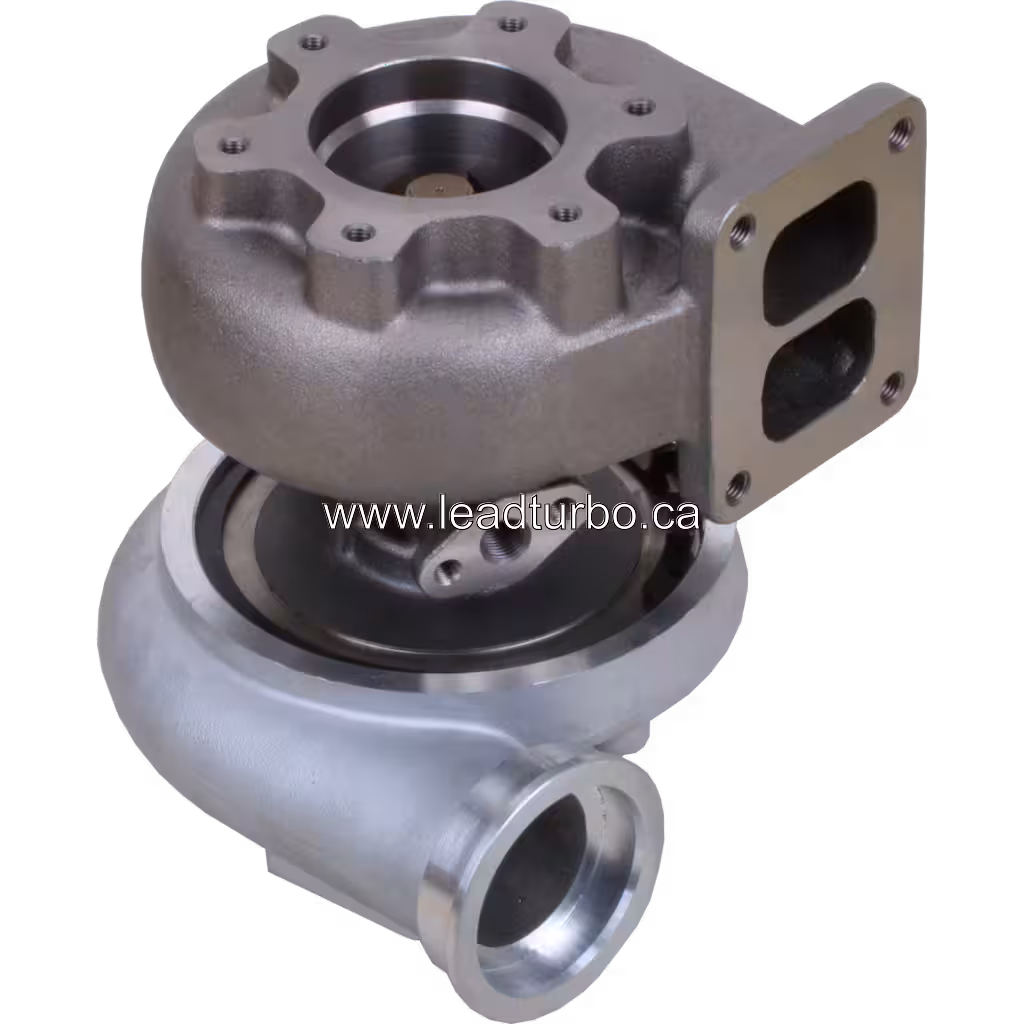 Turbocompresseur HX40 3595779 pour Renault Truck MIDR 62045 bottom 45 degree view