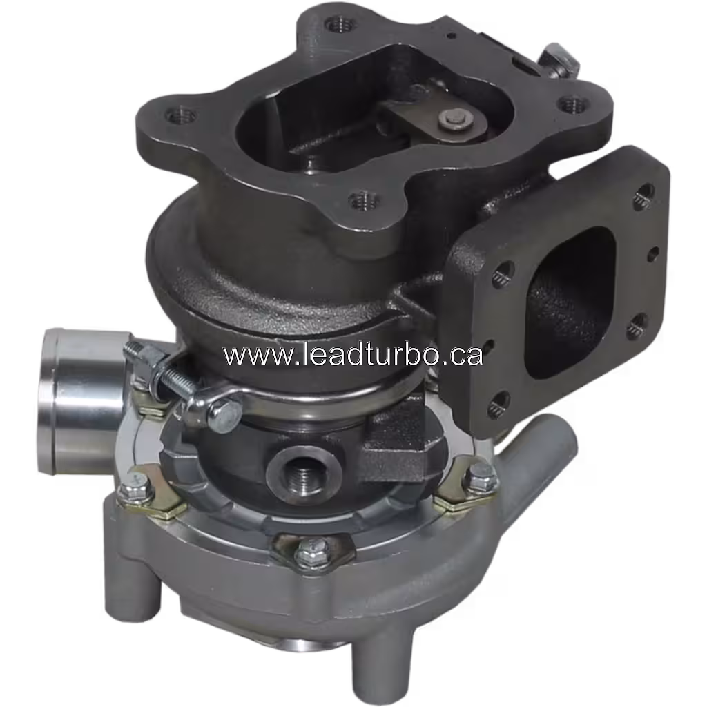 Turbosprężarka 0K05813700C KT10-1B – zamiennik do KIA RF 83HP bottom 45 degree view