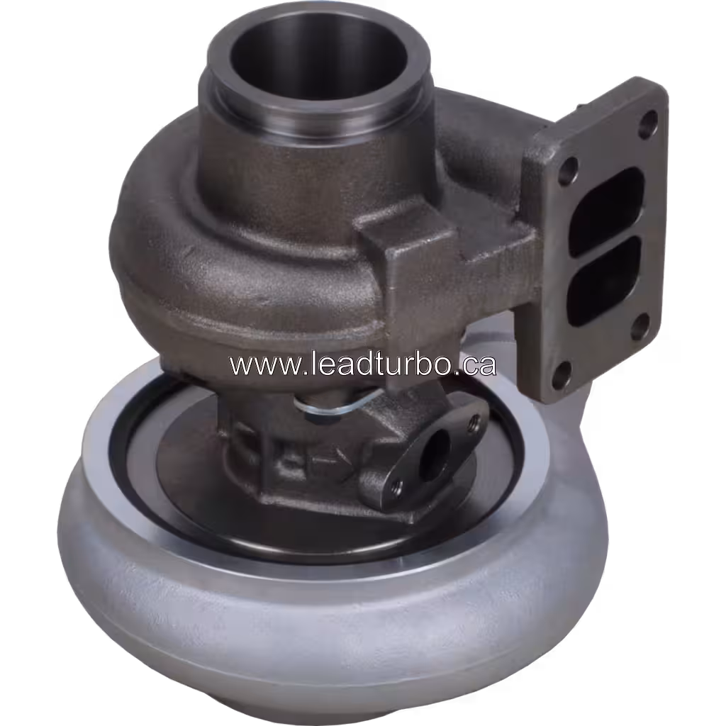Turbosprężarka 3537132 HX35 zamiennik do Cummins 6BT bottom 45 degree view