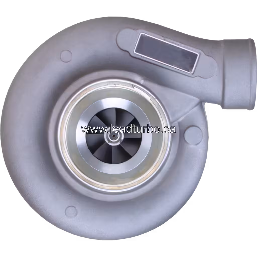 Turbosprężarka 3537132 HX35 widok z przodu do Cummins 6BT