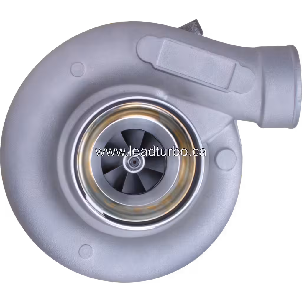 Turbosprężarka 3537132 HX35 zamiennik do Cummins 6BT top view