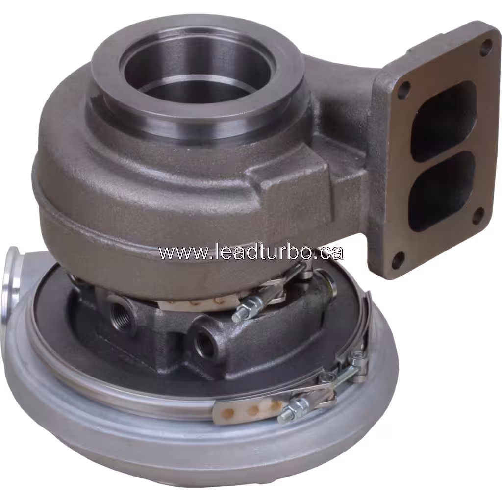 Turbosprężarka HX55 JM0153-222-90 do Volvo D12 Euro 4 bottom 45 degree view