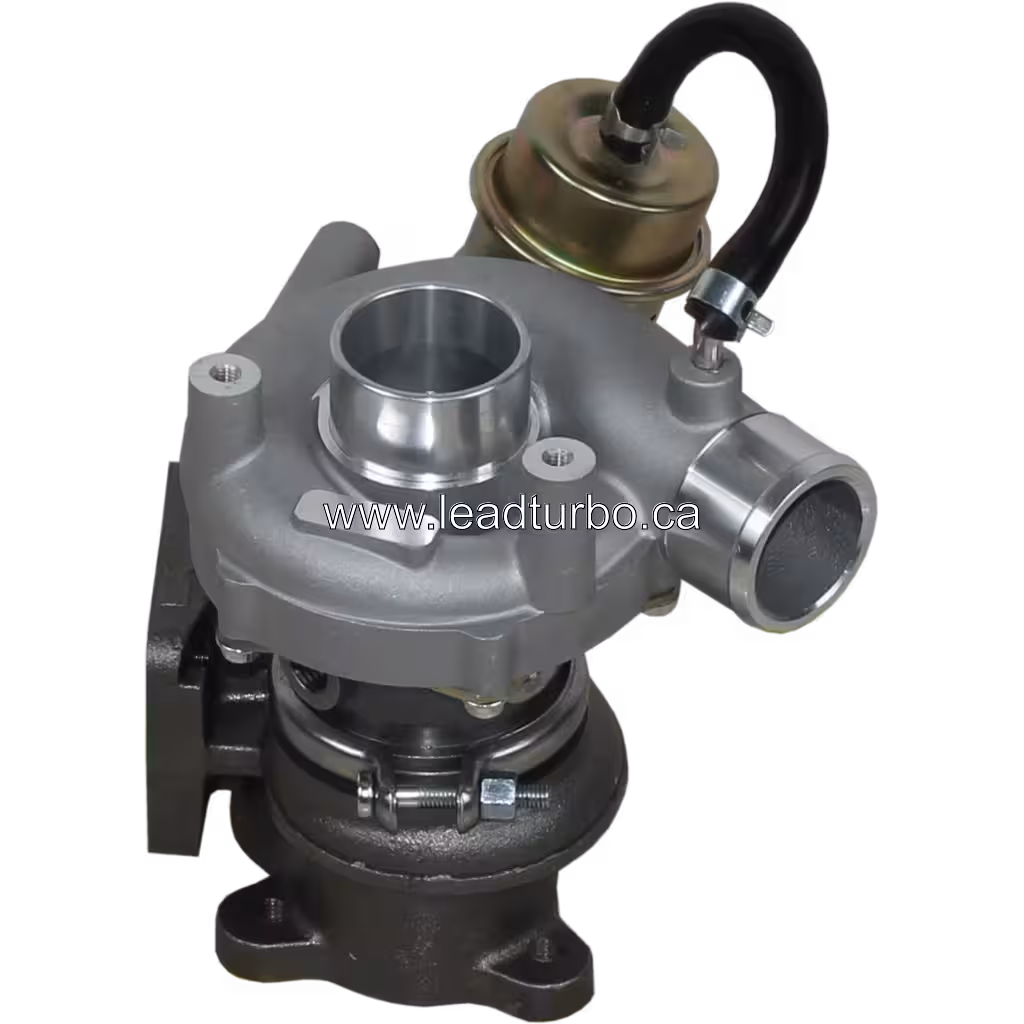 KT10-1B Turbolader Vorderansicht mit Flansch