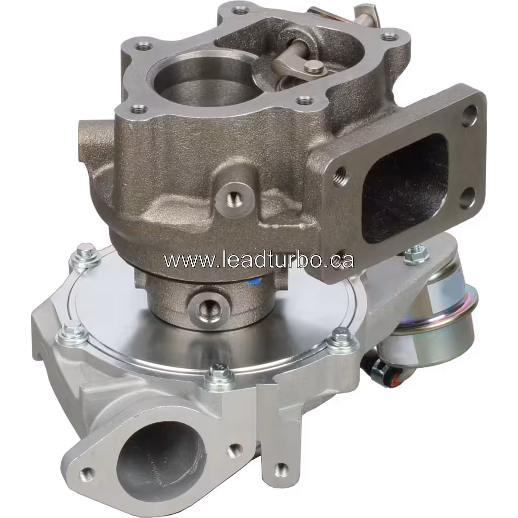 Турбокомпресор 17201-E0081 GT2259LS для Hino N04C-TK bottom 45 degree view