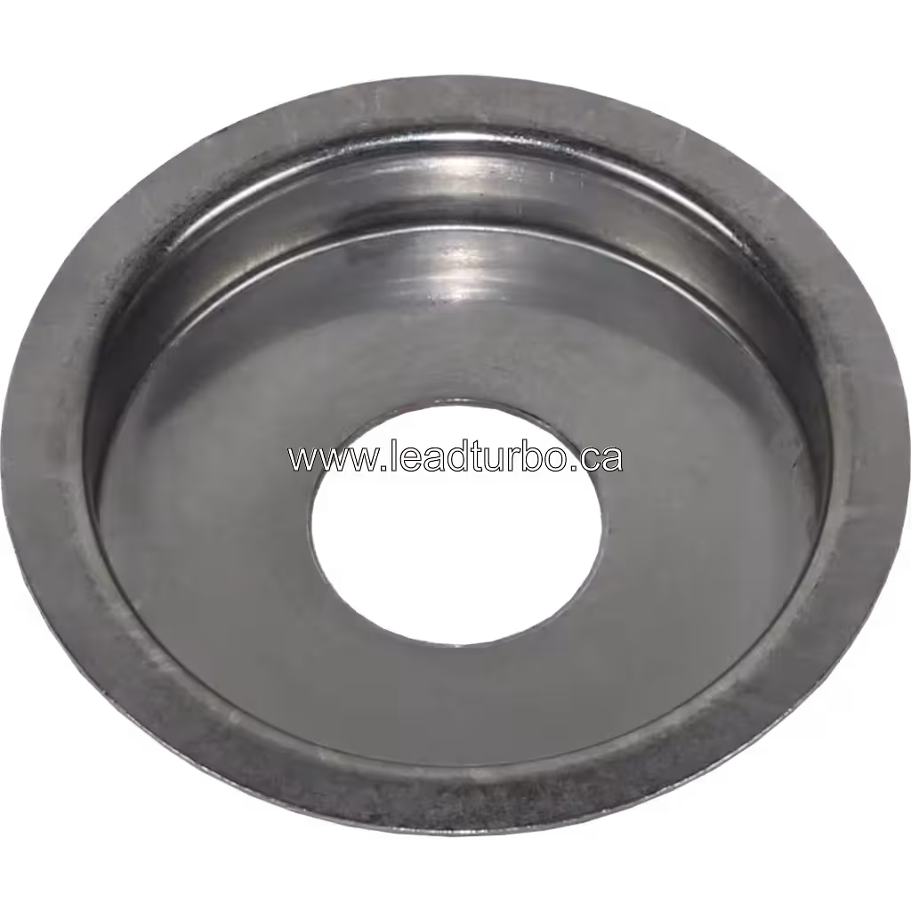 198103 HS Heat Shield S4TW-509 Turbocharger (CAT 3208) bottom 45 degree view