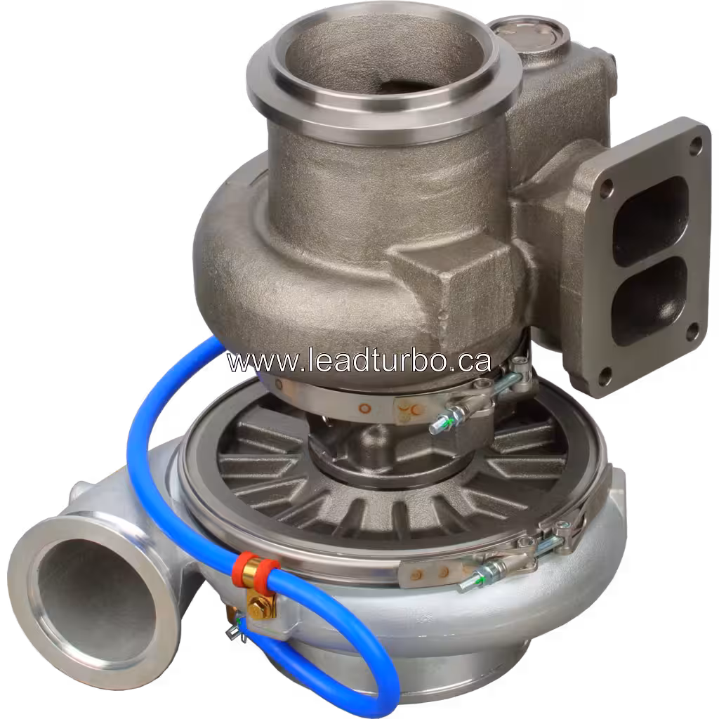 23536348 GT4708BJNS Turbocompresor Reemplazo para Detroit Diesel bottom 45 degree view