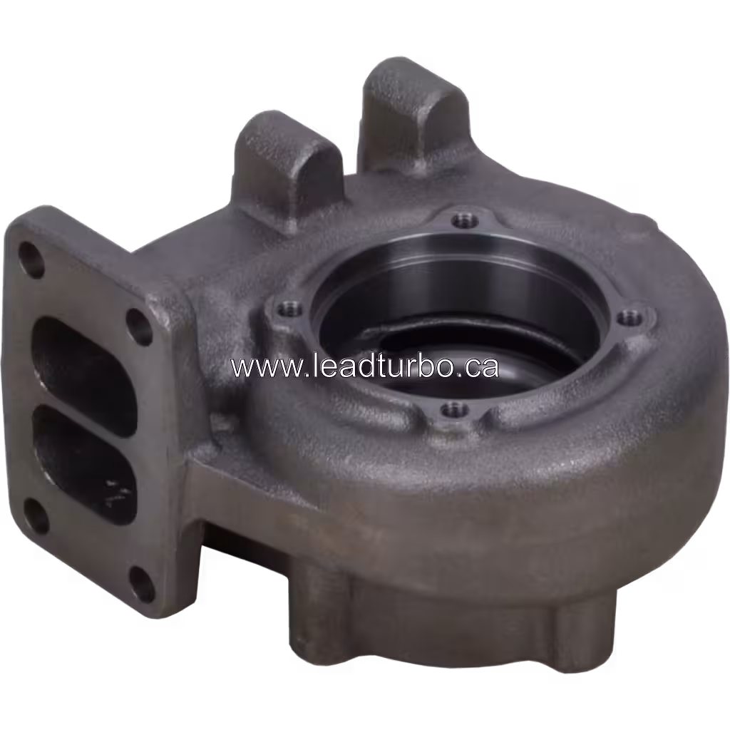 Turbolader Turbine Housing 3532187, Unterseite mit Befestigungspunkten