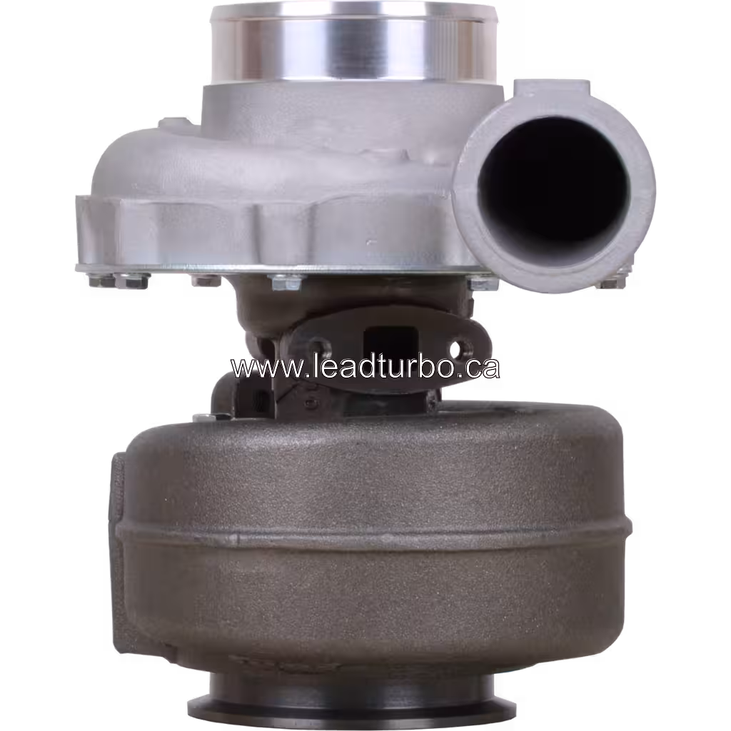 Турбокомпресор 3538862 HX50 для Scania DSC11: фронтальний вигляд з видимим колесом компресора