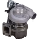 3592121 HX30W Turbolader, Draufsicht mit Steller und Kompressor-Gehäuse