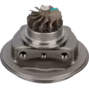 FOR 3804570 core bottom 45-degree view with three threaded ports on turbine housing