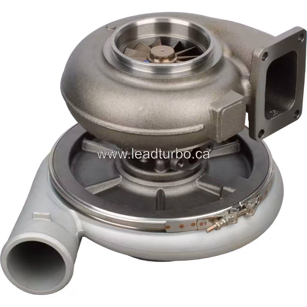HX82 Turbocharger Assembly Side View