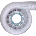 Aftermarket turbocharger compressor housing for Cummins Q19