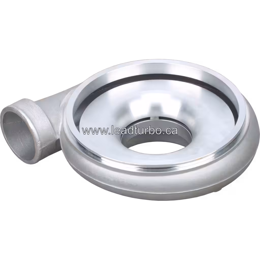 4044427 CH Compressor Housing for Cummins KTA50 HX80 HX85 Turbocharger bottom 45 degree view