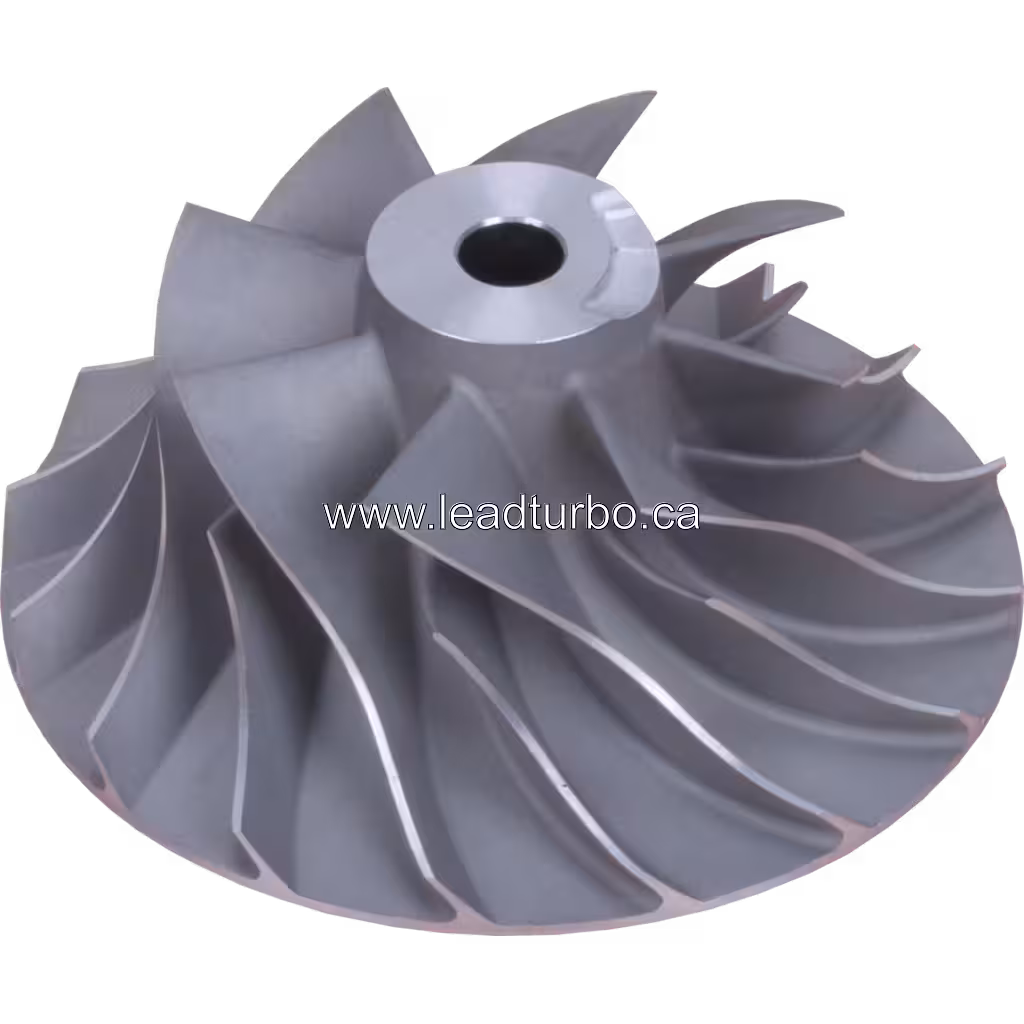 49181-03862 CW Roue de compresseur 49181-03862 CW pour TD10L-36F-28 Mitsubishi 45 degree view