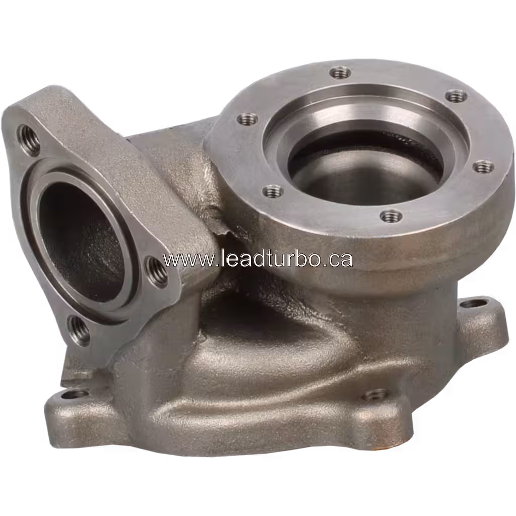 53031009111 K03-1870EXA Turbine Housing for Audi 2.7 TDI bottom 45 degree view