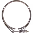 S510C004 V-band split ring with threaded stud bolt assembly