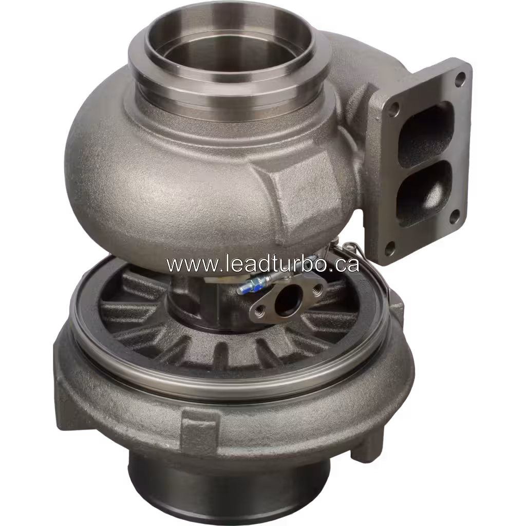 750525-5020S GTA5008B Turbocharger Replacement for CAT C15 bottom 45 degree view
