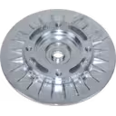 Vista replacement do back plate 409629-0012 para turbo J96 com marcações na borda