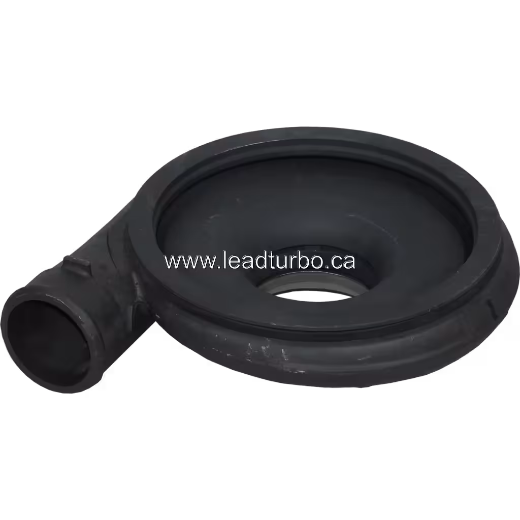 Carcaça do Compressor 3593400 HX83 para Cummins QSK50 bottom 45 degree view