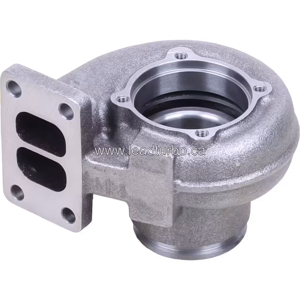 Carter Turbine HX35 pour Cummins QSB Tier 3 - Ref 504085575 TH bottom 45 degree view