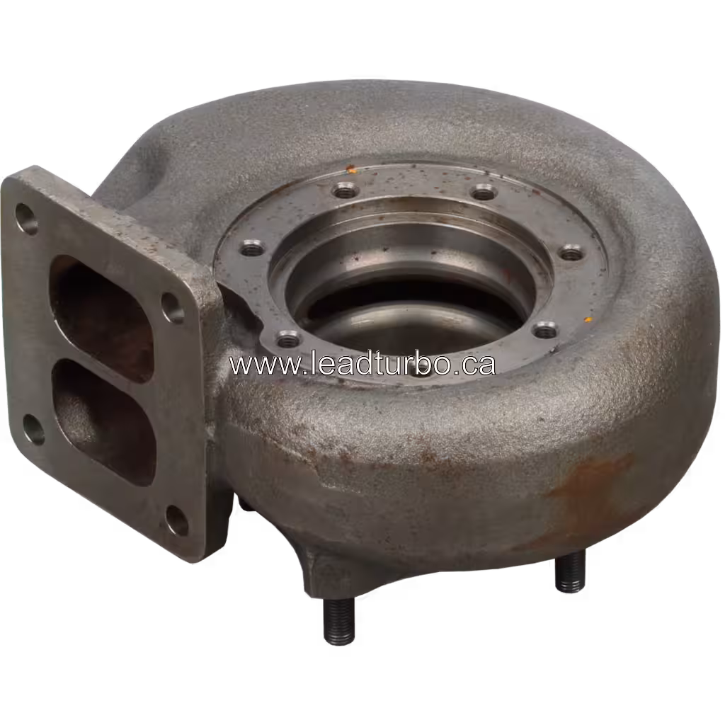 Carter Turbine NH178343 pour Isuzu 6SD1T(CIAQ) et Hitachi EX300-1 bottom 45 degree view