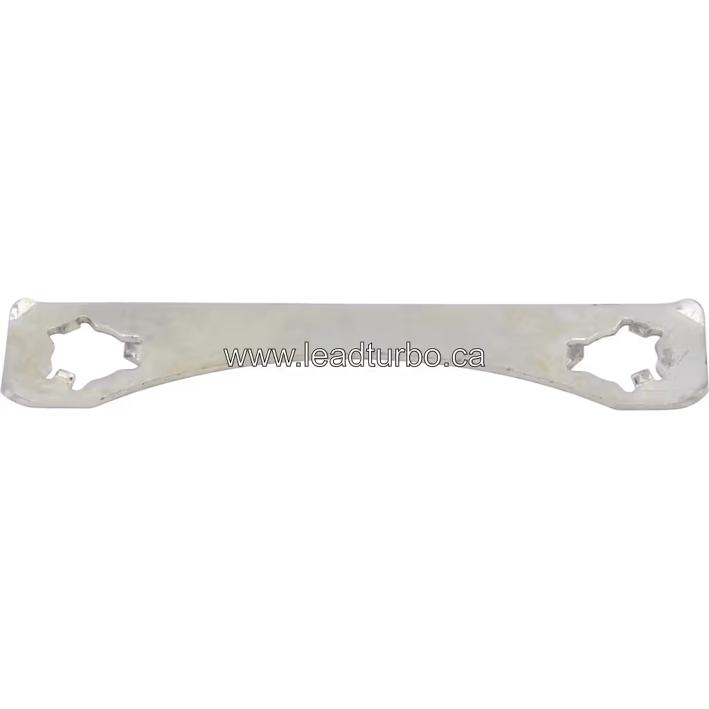 Clamp Plate HX83: профільний вигляд, плоска пластина з вигнутою центральною частиною