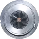 Core турбокомпресора FOR 49377-07440 TD04L4-13TBS-VG: вид спереду з турбіною та компресором