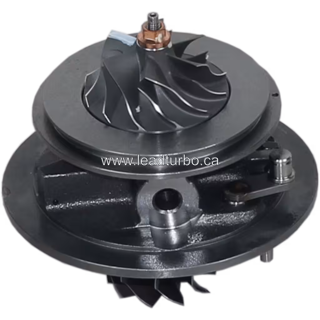 Core турбокомпресора FOR 49377-07440 для Volkswagen Crafter TD: вид зверху та знизу