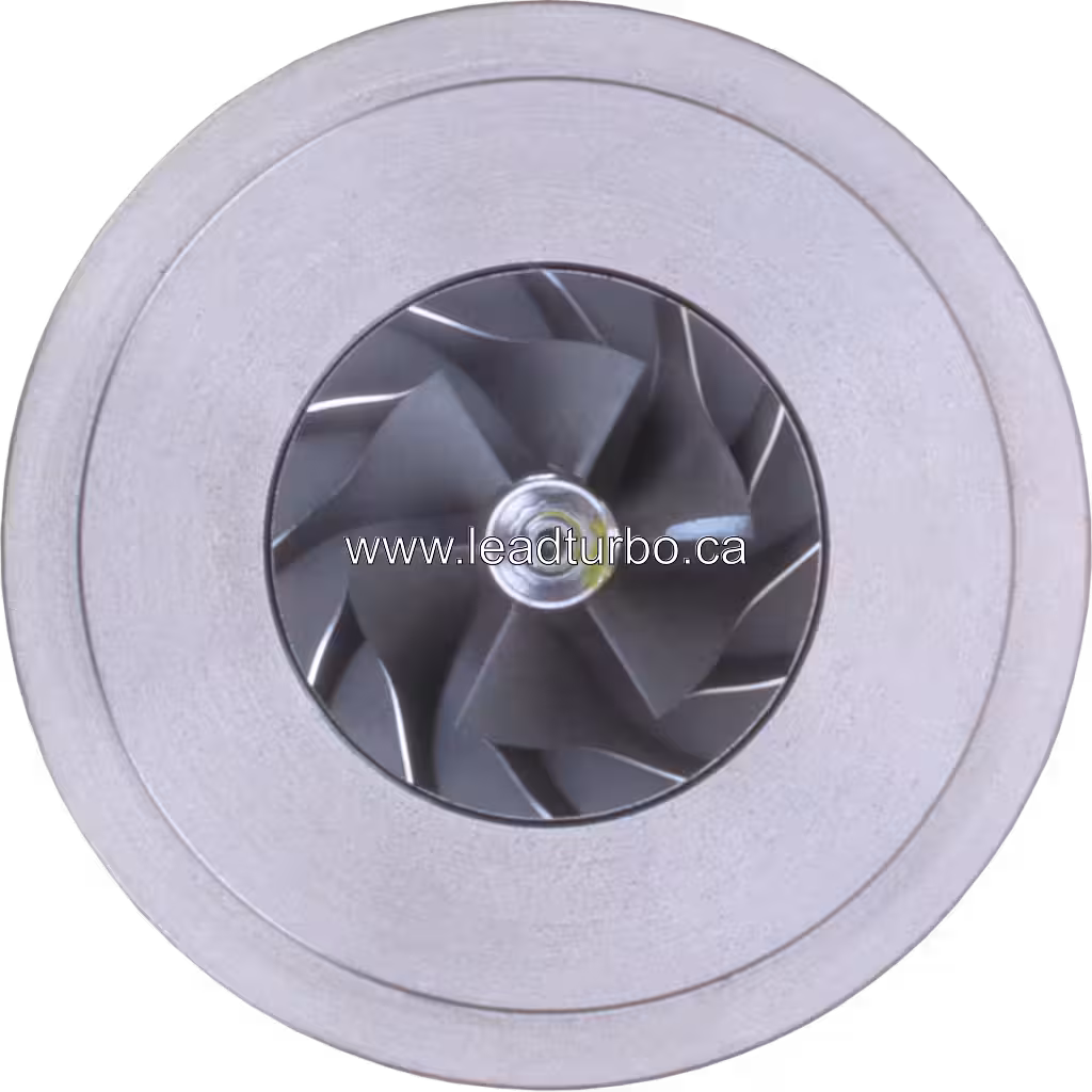 Front view of Core GT2256MS 431876-0145 showing compressor wheel