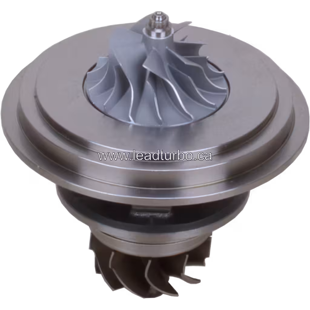 Core turbo B1G-2471NRAKB vue de dessus 45 degrés montrant la roue de compresseur
