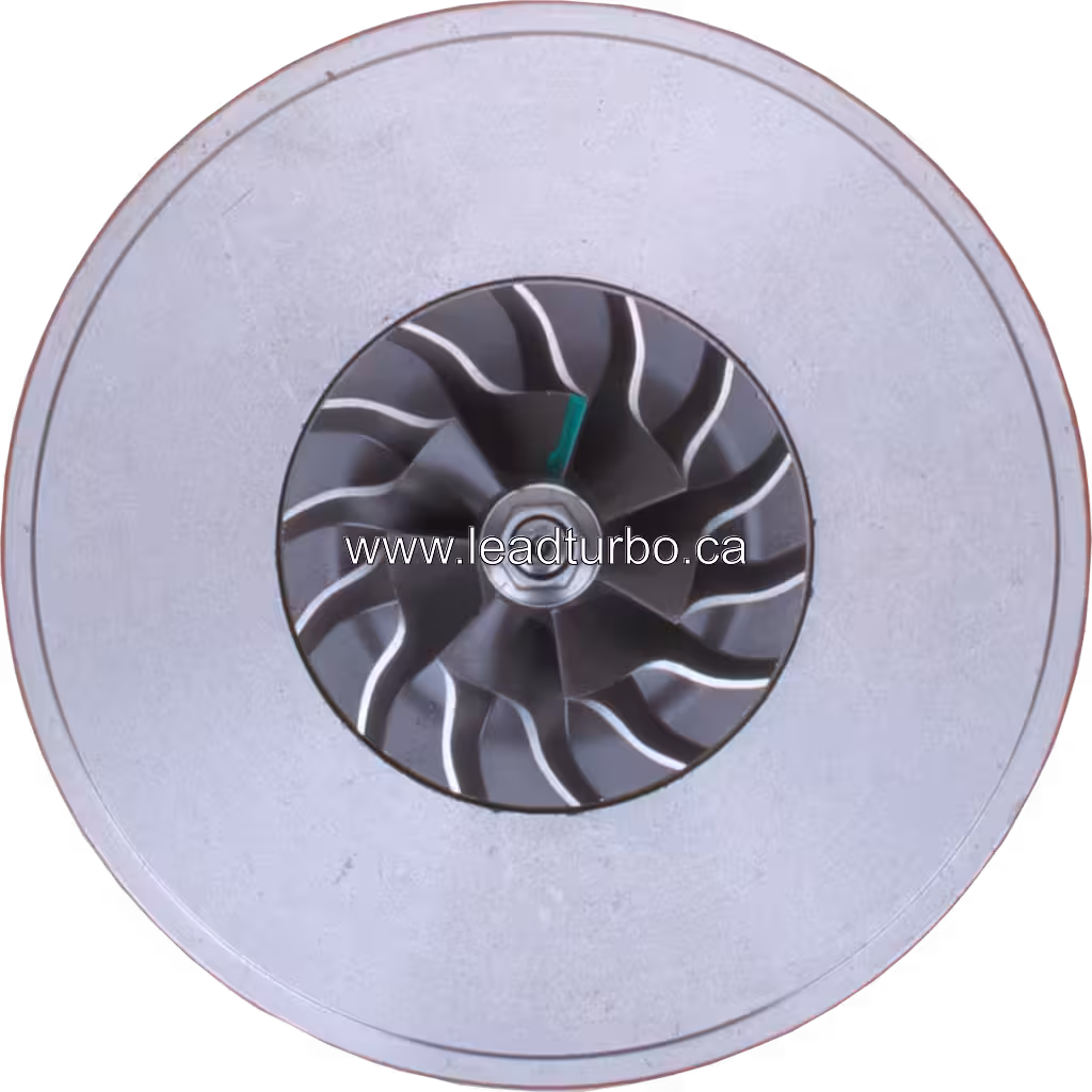 Core turbosprężarki Perkins T3-152 87HP - Zamiennik top view