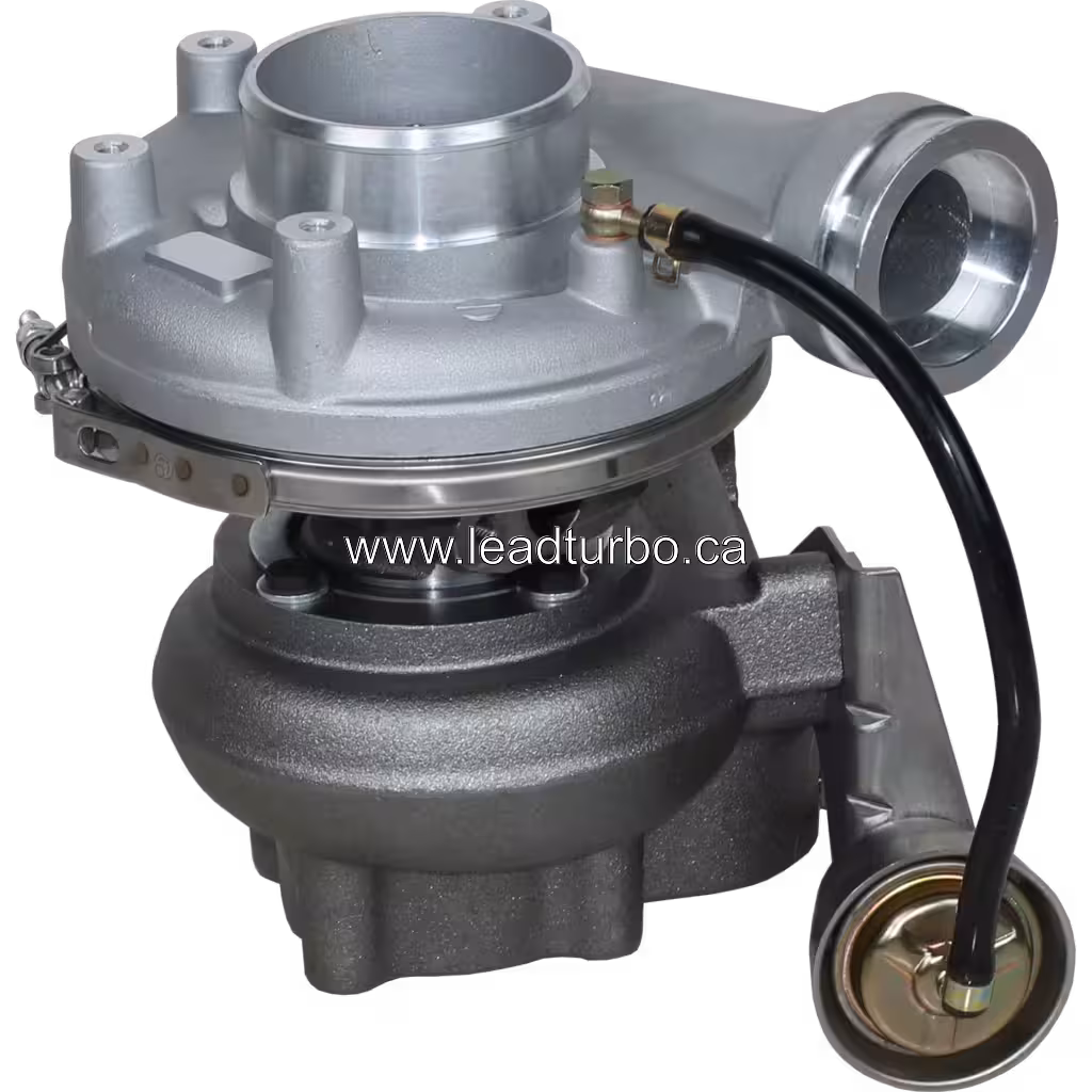 Turbocharger D6E für Volvo L120E und Deutz TCD2013, Draufsicht mit Steller