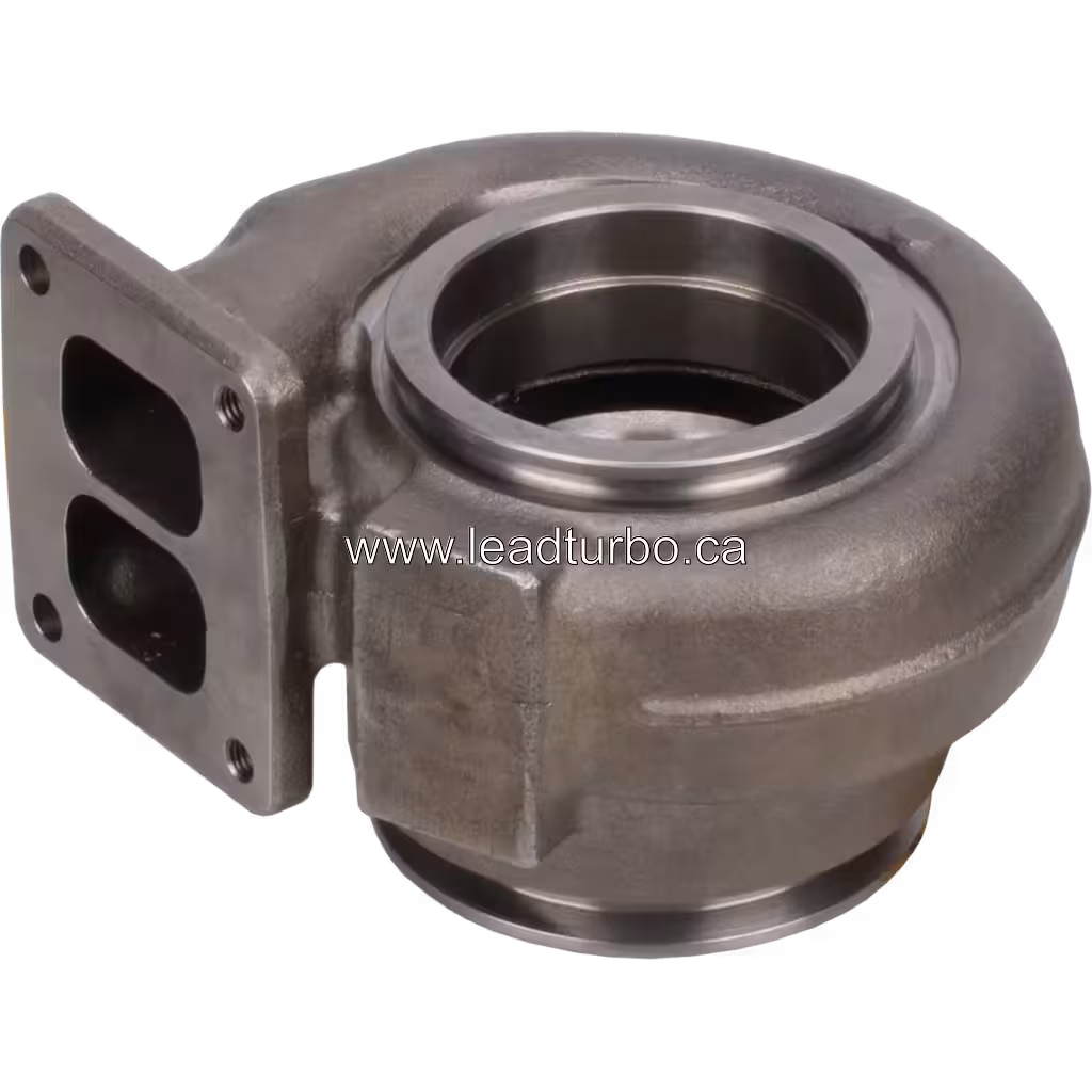 Корпус турбіни HX55 4037344 TH для Volvo L220F D12 bottom 45 degree view