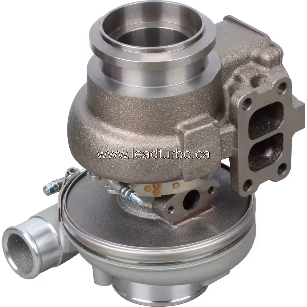 JM0008 Турбокомпресор B2-3067NRAKB для двигунів CAT C6 bottom 45 degree view
