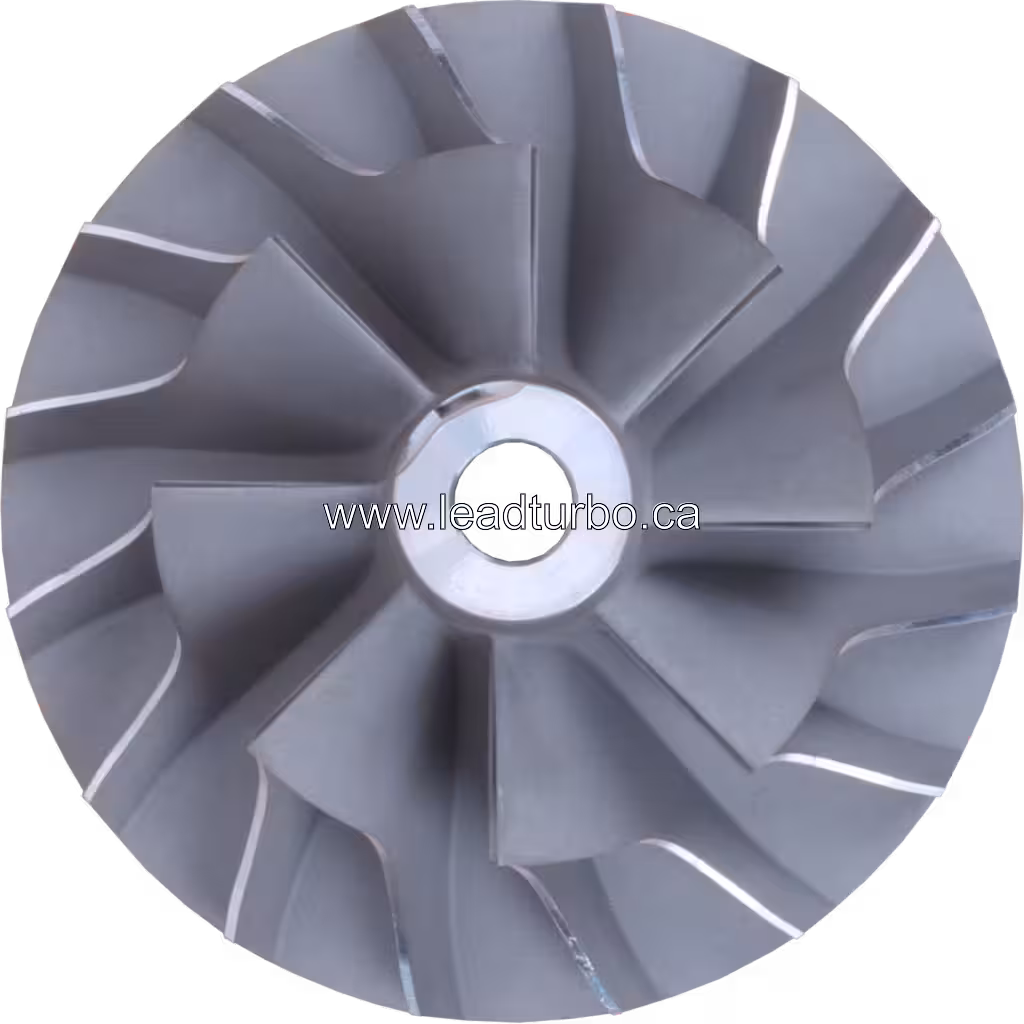 Koło sprężarki 184185 do CAT 3412 (4LF555) top view