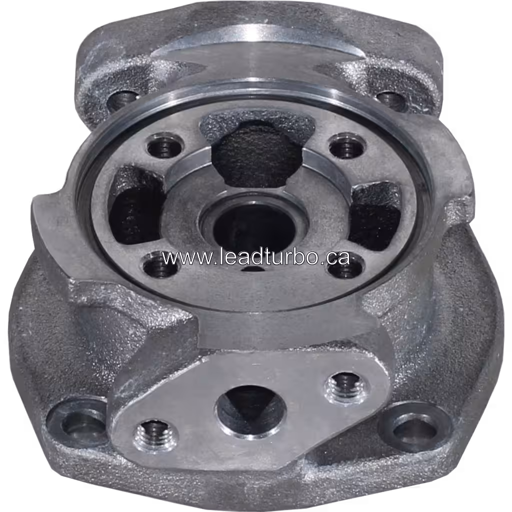 Korpus łożyska turbosprężarki 447535-0003 GT3271 – Zamiennik do Volvo D6A bottom 45 degree view