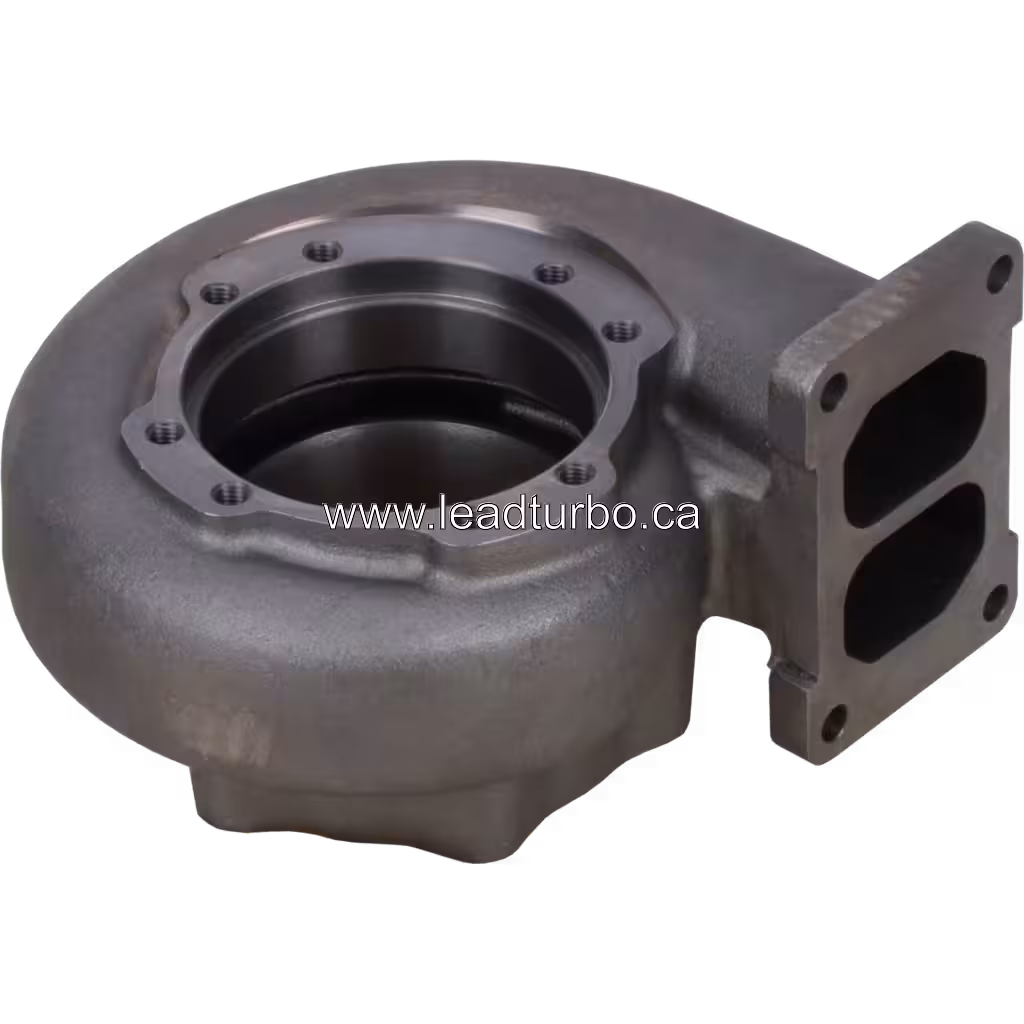 Korpus turbiny 6505-61-4470 (KTR110L-3H4E) do Komatsu PC600-7 bottom 45 degree view