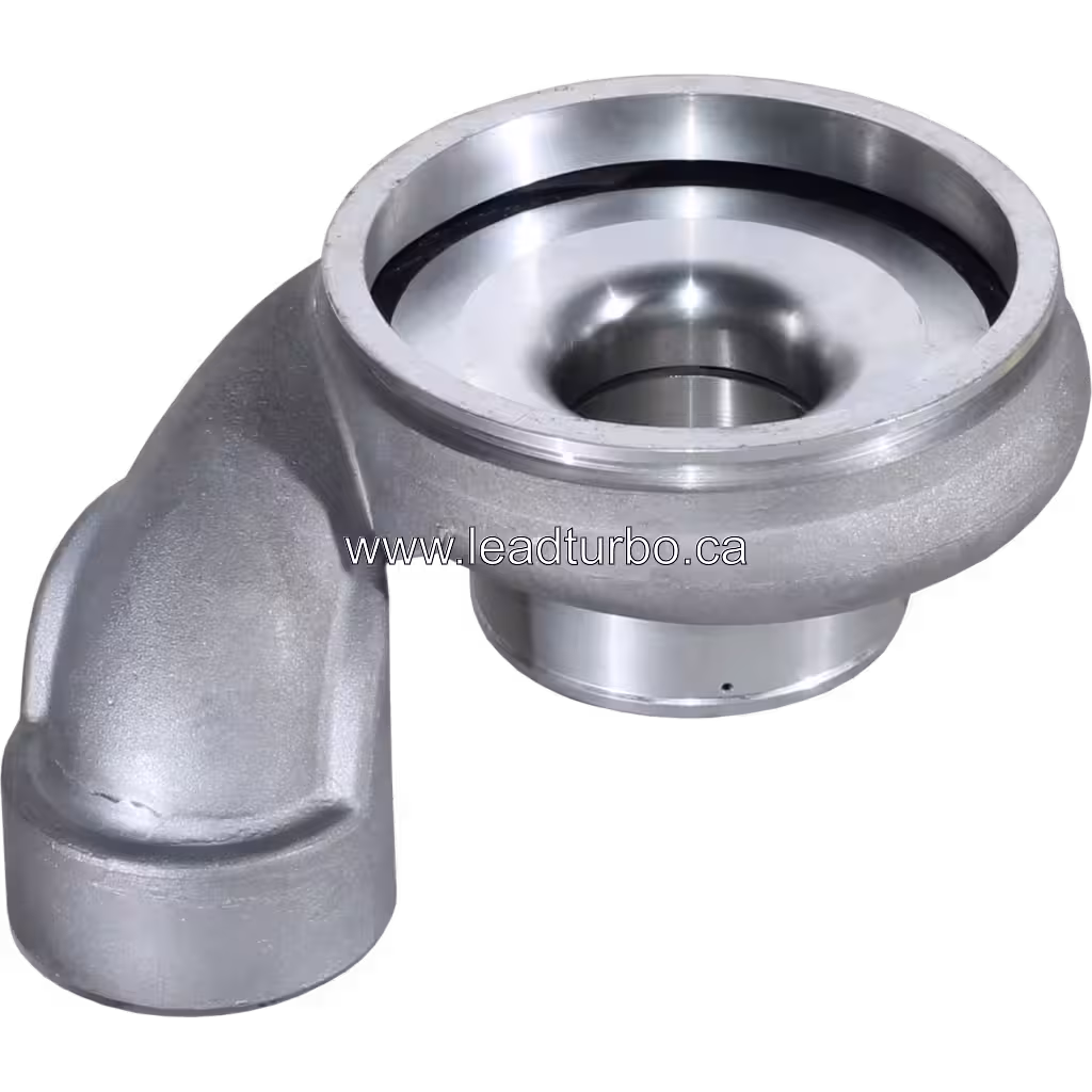 Loge de compresseur 317753 pour Turbo S400 Renault Truck aftermarket bottom 45 degree view