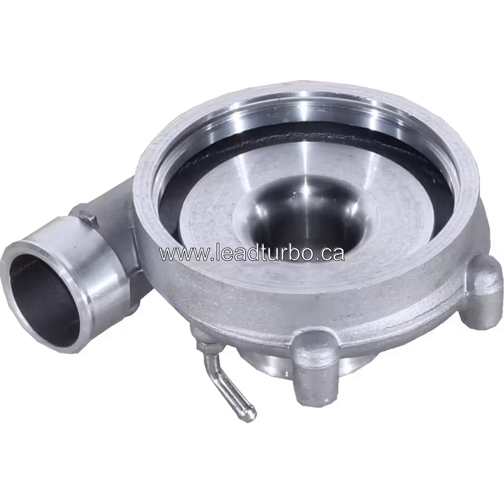 Obudowa Sprężarki 17298-17010 do Toyota Land Cruiser 1HD-T bottom 45 degree view