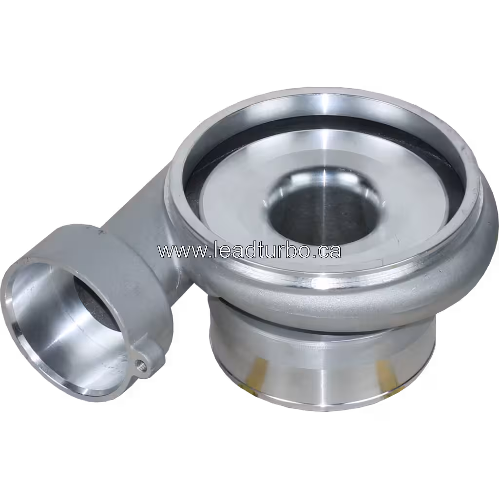 Obudowa sprężarki turbosprężarki do CAT 3412 bottom 45 degree view