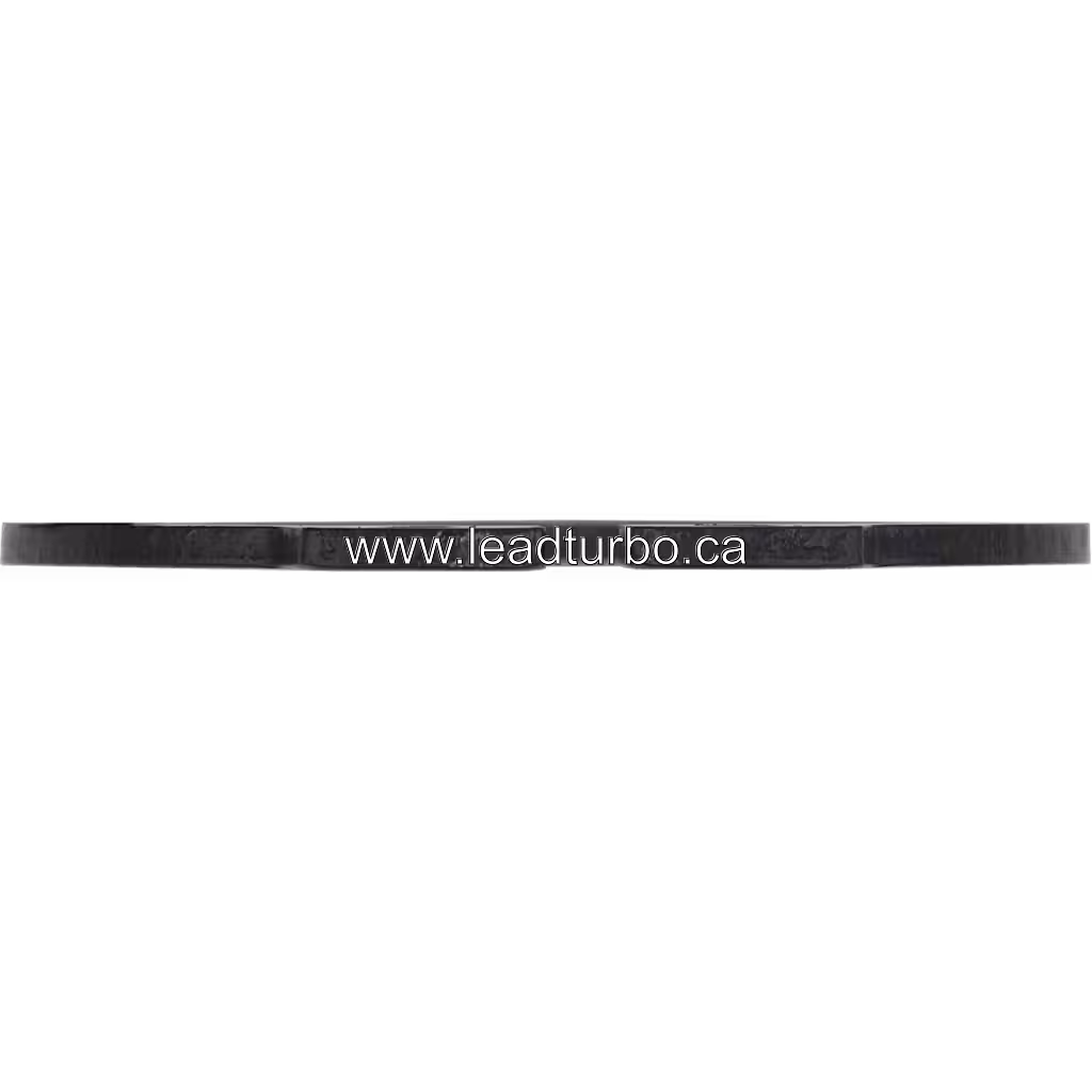 Retaining ring 3723863 preto em forma de C para turbo J96, vista frontal