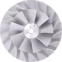 Roda Compressora 49132-05110 CW para TD09L-34QRC (Perkins 4006T/Cummins) thumbnail 1