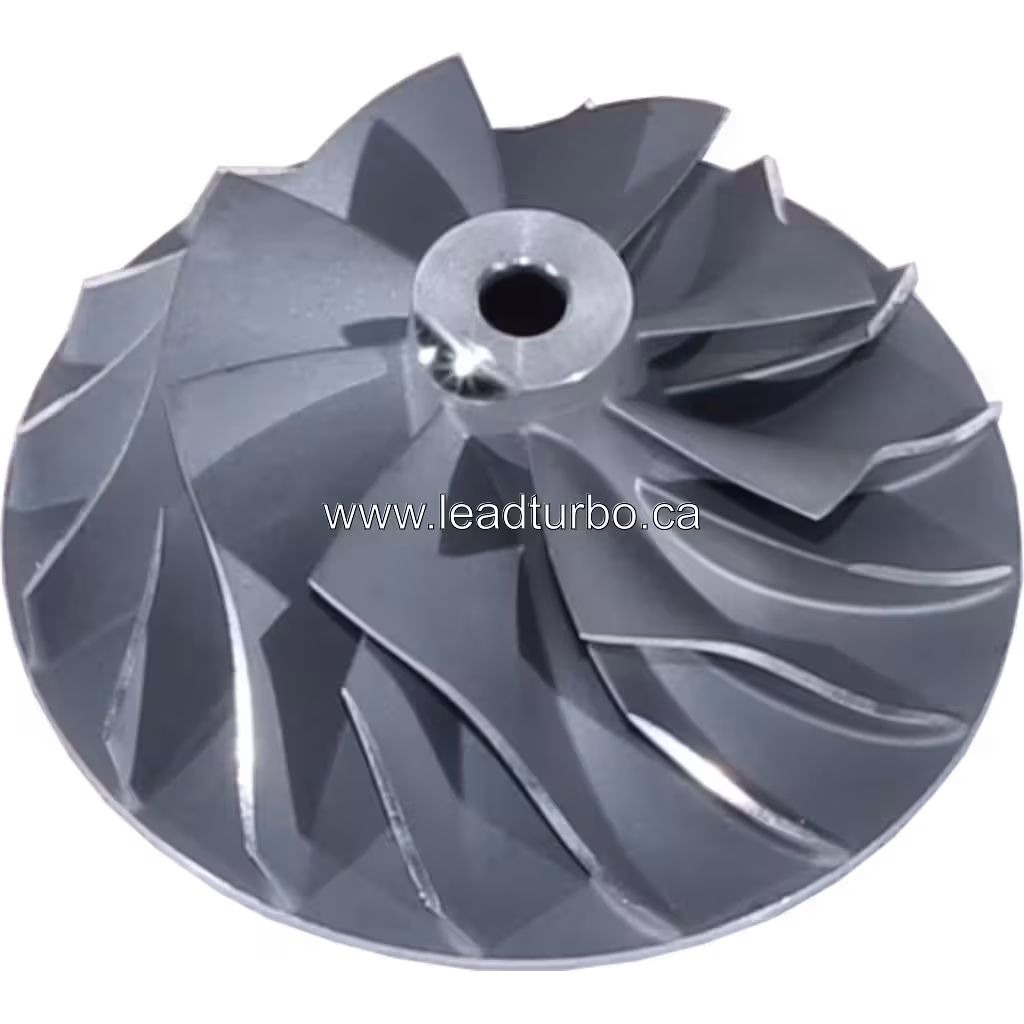 Roue de compresseur 3537152 pour turbo J96 vue de face