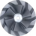 Roue de compresseur DAF XF355M 480HP vue de face