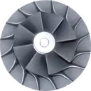 Roue de compresseur de turbocompresseur J96 - Réf. 6506-21-5910 CW thumbnail 2